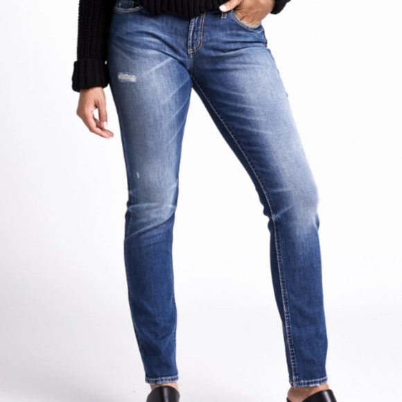Silver Jeans Straight Leg Denim - Picture 1 of 5